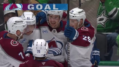 Necas breaks the ice