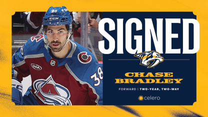 Predators Sign Chase Bradley