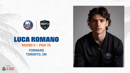 Islanders Select Romano 74th Overall
