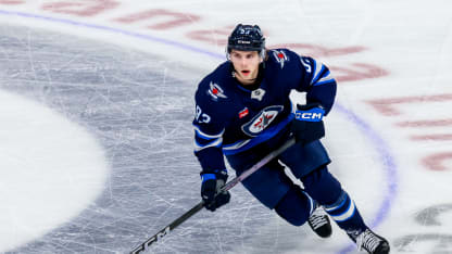 Brad Lambert #93 of the Winnipeg Jets skates during third period action against the St. Louis Blues at Canada Life Centre on December 03, 2024 in Winnipeg, Manitoba, Canada. (Photo by Jonathan Kozub/NHLI via Getty Image