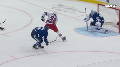 NYR@TOR: Zibanejad scores goal against Joseph Woll