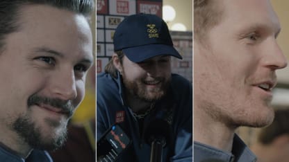 Presskonferens: Nylander, Karlsson, Landeskog