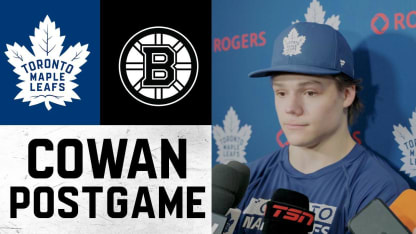 Easton Cowan | Post Game vs Boston Bruins | March 24, 2026