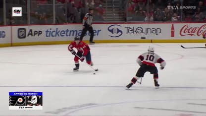 Un but pour Cole Hutson à ses débuts