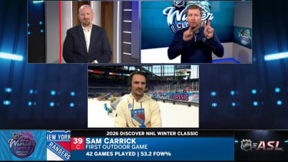 NHL in ASL Interview with Rangers’ Sam Carrick