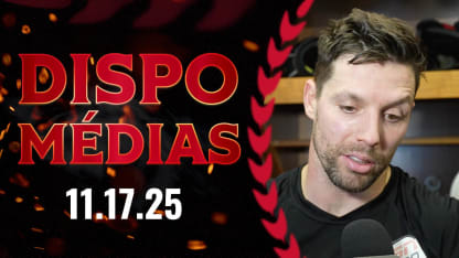 David Perron dispo médias