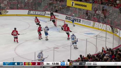 STL@CHI: Dvorsky scores goal against Arvid Soderblom