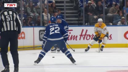 NSH@TOR: McCabe scores goal against Justus Annunen