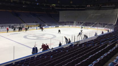 Morning skate practice Scottrade Center St. Louis 2018 January 25