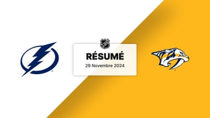 TBL vs NSH | Résumé 29/11/24