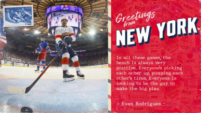 POSTCARD: Rodrigues checks in after Game 5 win in New York