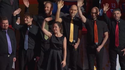 Canadian anthem during Pride Night