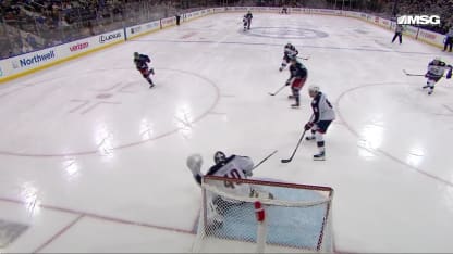 CBJ@NYR: Schneider scores SHG against 
Daniil Tarasov