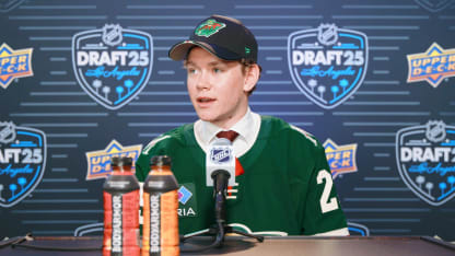 Hallquisth at 2025 NHL Draft 6/28