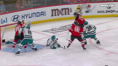 SJS@NJD: Hamilton scores PPG against Yaroslav Askarov