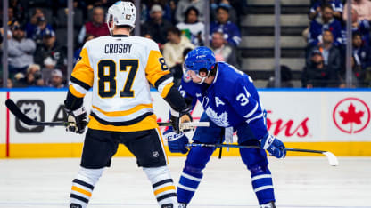 Crosby Matthews faceoff