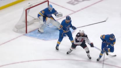 CBJ@STL: Lundestrom scores goal against Jordan Binnington