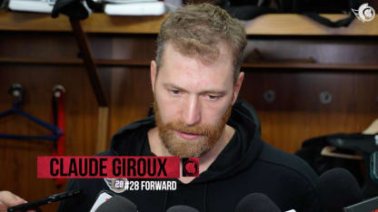 Claude Giroux dispo médias après le match contre STL