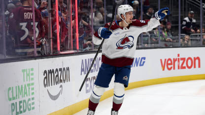 Necas' 30th of the season