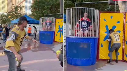 Josh Duhamel dunk tank