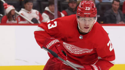 Lecas Raymond ser fram emot att komma till Sverige med Detroit Red Wings