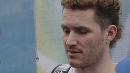 USA Hockey Olympic Village Media Availability: Tkachuk