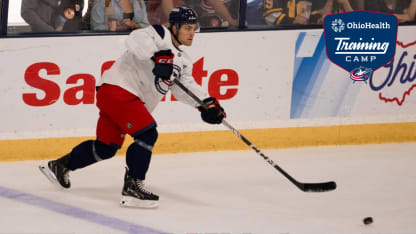 blue jackets training camp denton mateychuk