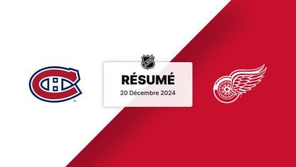 MTL vs DET | Résumé 20/12/24