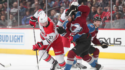 J.T. Compher Carolina Hurricanes 2019 March 11