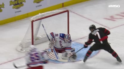NYR@OTT: Shesterkin with a great save against Brady Tkachuk