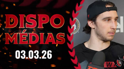 Dylan Cozens dispo média après le match contre EDM