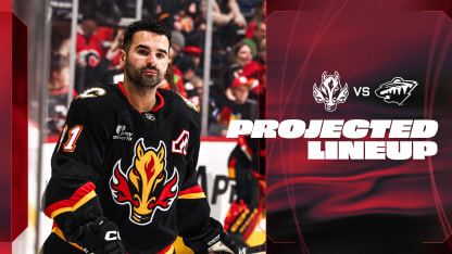 Projected Lineup - Flames vs. Wild - 04.12.25