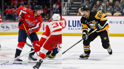 Nicklas Bäckström målskytt för Washington Capitals Erik Karlsson debuterade för Pittsburgh Penguins 