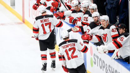 Nemec Goal Celebration Bench