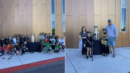 Stanley Cup visits youth girls hockey players