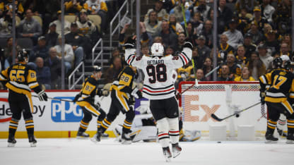 NHL CHI PIT recap Bedard