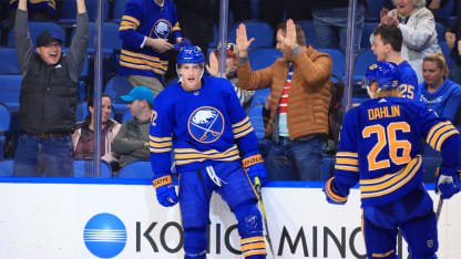 Tage Thompson discusses passion of Buffalo Sabres fans