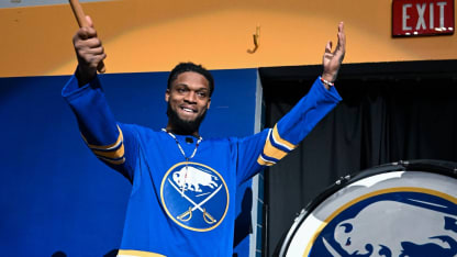 Hamlin returns the love to Buffalo at Sabres game