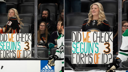 Seguin not recognized fan sign split