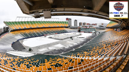 Heritage Classic rink build 'in a comfortable spot' for Oilers, Flames