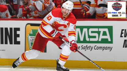 Huberdeau embracing great outdoors with Flames ahead of Heritage Classic