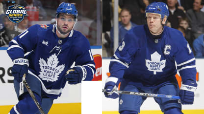 Max Domi Mats Sundin split image GLO bug