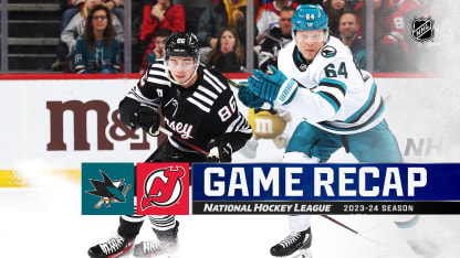 San Jose Sharks New Jersey Devils game recap December 1