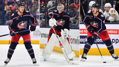 Blue Jackets injuries Boqvist Merzlikins Sillinger