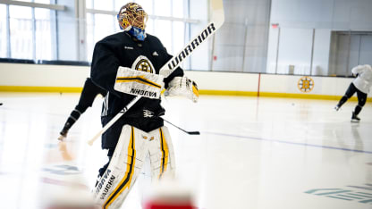 Tuukka Rask BOS morning skate 1