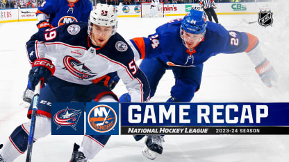 Recap: CBJ @ NYI 12.7.23