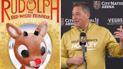 Golden Knights coach Bruce Cassidy loves Rudolph movie