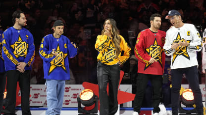 All Star captains Bieber McRae Buble Arnett