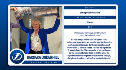 Women in Hockey Tampa Bay Lightning Barbara Underhill