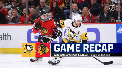 Pittsburgh Penguins Chicago Blackhawks game recap February 15